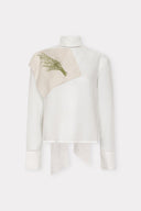 Camisa com Bordado Herbário e Gola Removível