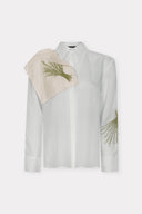 Camisa Bordado Herbário