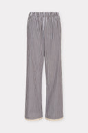 Calça de Tricoline Listrada