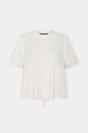 Blusa Evasê de Tricô Franja Cipó