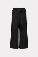 Calça Cropped de Tricô