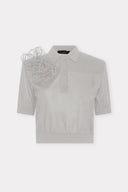 Blusa Polo Tricô Herbáceas