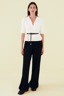 Polo de Tricô Canelado Cone